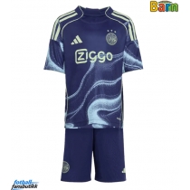 Ajax Steven Berghuis #23 Bortedraktsett Barn 2025-26 Kortermet (+ Korte bukser)